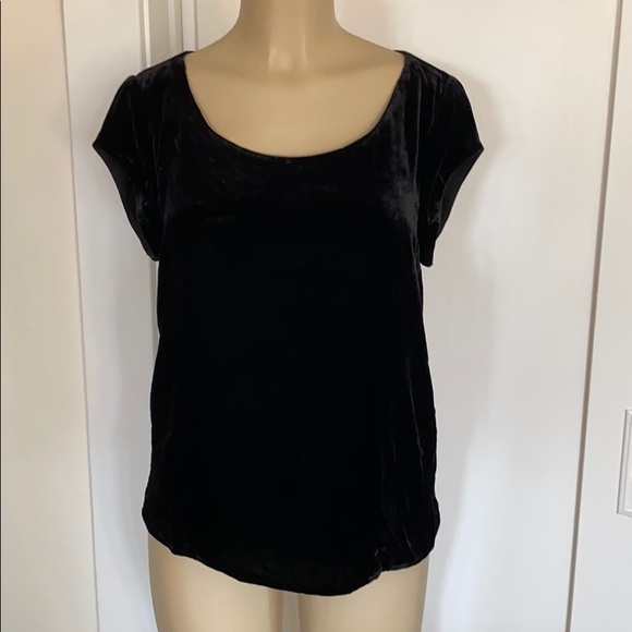 Joie black velvet top - Picture 1 of 5